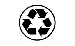Qual é o símbolo utilizado para a reciclagem?